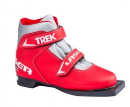 Лыжные ботинки TREK Lazer3 NN75 красный (лого серебро)