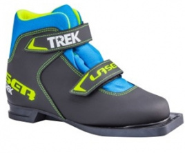 Лыжные ботинки TREK Lazer1 NN75 черный (лого лайм неон)