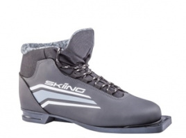 Лыжные ботинки TREK SkiingIK1 NN75 черный (лого серый)