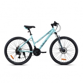 Велосипед 26" рама 17" 21sp COMIRON SAKURA голубой