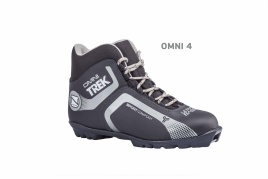 Лыжные ботинки TREK Omni4 SNS черный (лого серый)