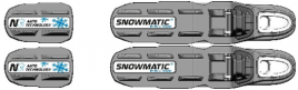 Крепления SNOWMATIC N3 LITE AUTO free size