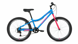 Велосипед ALTAIR MTB HT 24 1.0 24" 6ск голубой/розовый