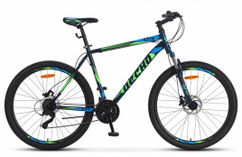 Велосипед Stels Десна 2710 D 27.5" 21ск. синий/зеленый 21"