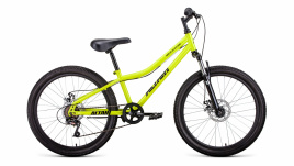 Велосипед ALTAIR MTB HT 24 2.0 disk зеленый/черный