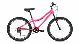 Велосипед ALTAIR MTB HT 24 1.0 24" 6ск розовый/серый
