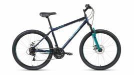 Велосипед Forward ALTAIR MTB HT 2.0 Disk 26" 18ск т.синий/бирюзовый 19"