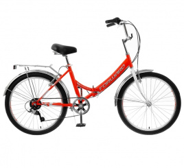 Велосипед Forward VALENCIA 2.0 6скор 24" красный/серый
