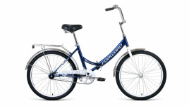 Велосипед Forawrd VALENCIA 1.0 24" 1ск. т.синий/серый
