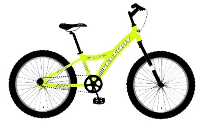 Велосипед Veltory (20V-903) неон/желтый фото 1