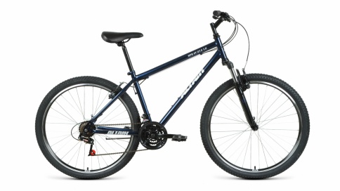 Велосипед ALTAIR MTB HT 1.0 27.5" 21ск. т.синий/серебристый 19" фото 1