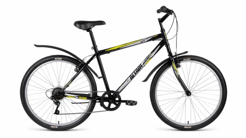 Велосипед Forward ALTAIR MTB HT 1.0 26" 18ск черный 19" фото 1