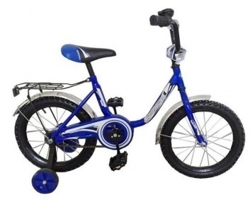 Велосипед Мультяшка 2001" синий фото 1