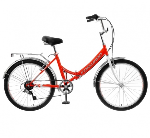 Велосипед Forward VALENCIA 2.0 6скор 24" красный/серый фото 1