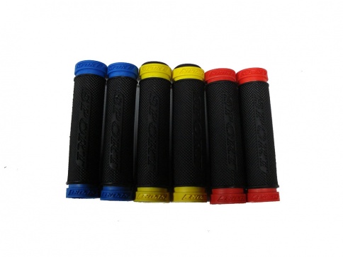 Ручки руля бренд "Sport" c цветными окантовками фото 1